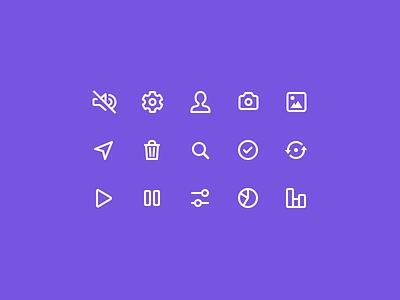 Interface icons app broadcast crowdfunding iconography icons ios livestream stroke ui vector
