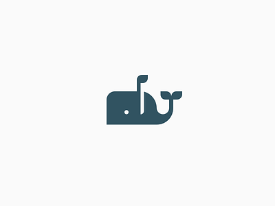 Concept A branding email icon logo logomark mail mailbox whale