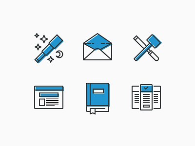 Empty state icons email empty state icon iconography illustration line art offset