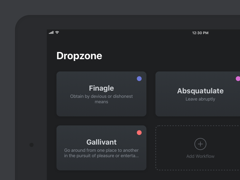 download the last version for ios Dropzone 4