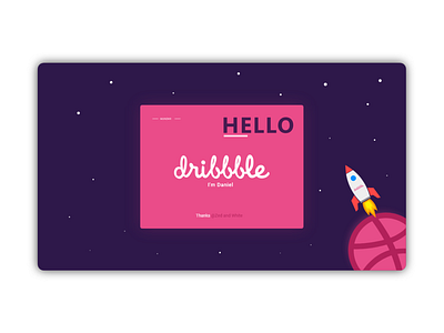 Hello Dribbble! debuteshot design hello dribbble