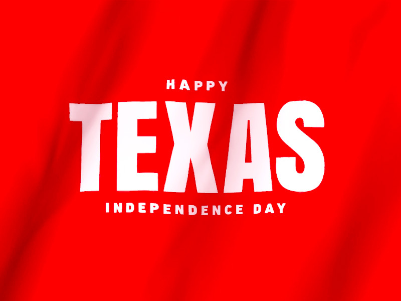 Happy Texas Independence Day by Seain Willingham on Dribbble