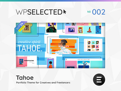 WPSelected Winner Series 002 agency creative design gallery photography portfolio theme ui ux web website wordpress