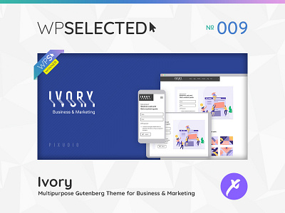 WPSelected Winner Series 009 corporate creative design identity theme ui ux web website wordpress