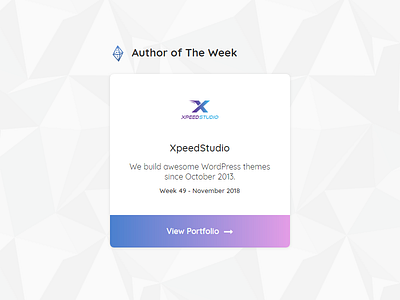 WPSelected - Author of The Week - 49 awards creative design rewards template theme ui ux web website wordpress