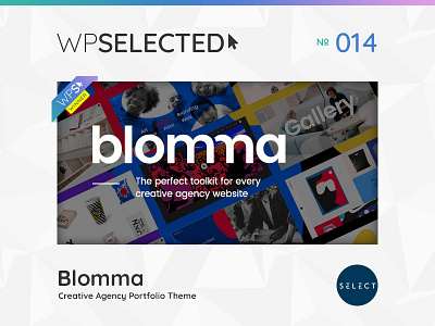 WPSelected Winner Series 014 agency awards creative design gallery photography portfolio rewards template theme ui ux web website wordpress