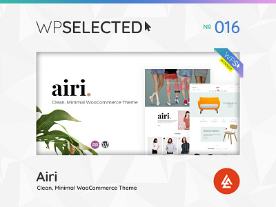 WPSelected Winner Series 016 creative design shop shopping store template theme ui ux web website woocommerce wordpress