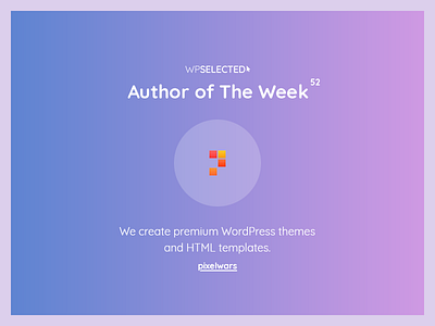 WPSelected - Author of The Week - 52