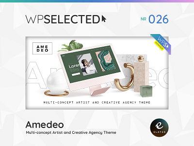 WPSelected Winner Series 026 agency artist creative design gallery photography portfolio portfolio theme template theme ui ux web webdesign website wordpress