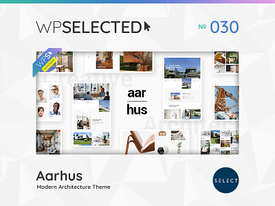 WPSelected Winner Series 030 agency architecture creative design gallery modern photography portfolio template theme ui ux web webdesign website wordpress