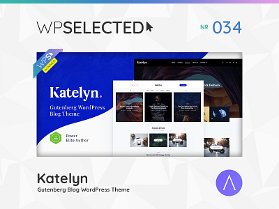 WPSelected Winner Series 034 awards blog blogging creative design editorial journal magazine rewards template theme ui ux web webdesign website wordpress