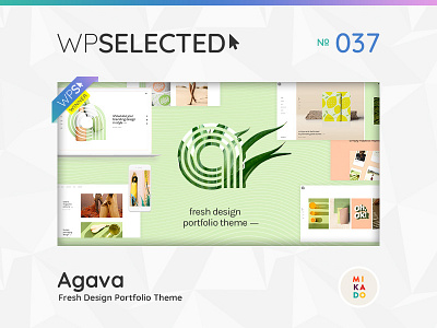 WPSelected Winner Series 037 agency awards creative design gallery photography portfolio rewards template theme ui ux web webdesign website wordpress