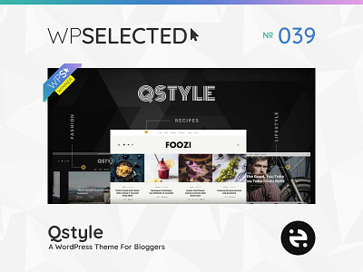 WPSelected Winner Series 039 agency awards creative design gallery photography portfolio rewards template theme ui ux web webdesign website wordpress