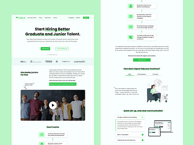 Capua website redesign adobexd design dribble first learning project redesign simple design ui ui design web design web redesign website redesign