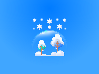 Snow proof design icon illustration ui