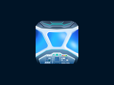 cockpit design icon illustration ui