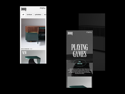 DOOQ Details Website animation brand branding clean concept design furniture ui ux website