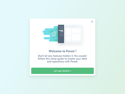 Forest - Product modal view