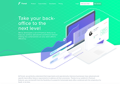 Forest Admin - Introducing Premium features admin back office dashboard features forest forest admin framework premium features product webpage