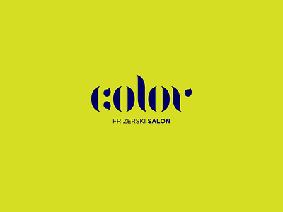 Hair salon Color - logo design branding elegant logo logotype vector visual identity