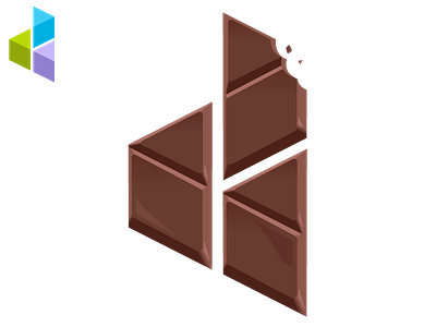 D3 logo – Chocolate