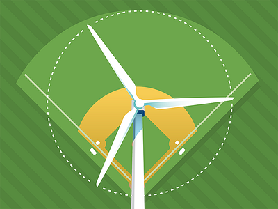 Avista wind farm branding design flat illustration ui ux