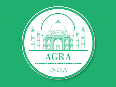 Agra Sticker