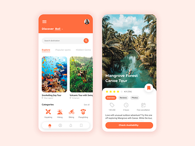 Travel App app design concept app dailyui graphic design minimal ui tourist travel travel app ui visual design