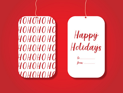 Weekly Warm up #03- Christmas Gift Card christmas christmas card dribbble dribbbleweeklywarmup gift card happy holidays holidays illustration jingle bells minimal new year red santa claus typography vector