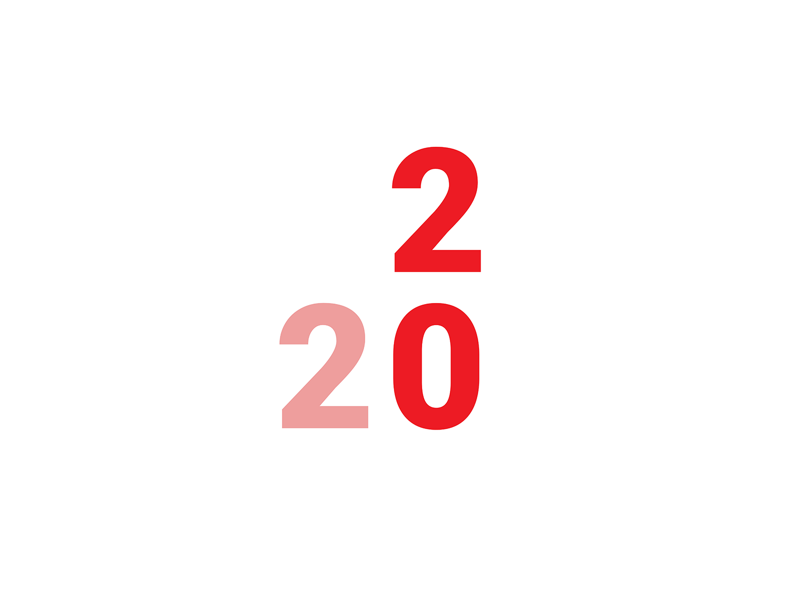 2020 2020 2020 trend animated gif dribbble flat frame by frame happy new year holidays minimal art new year new years typography vector