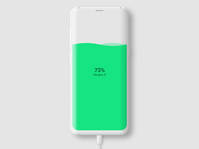 Charging UI Concept android charging concept design figma flat ios minimal ui ui ux ui design ux