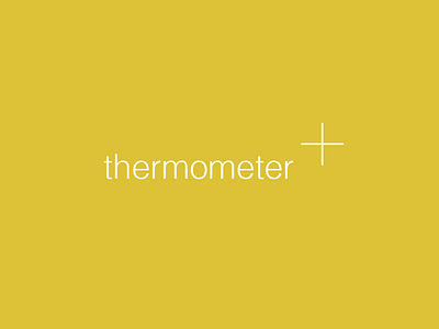 Thermometer Plus Logo Design branding corporate identity graphic design identity design logo logo design