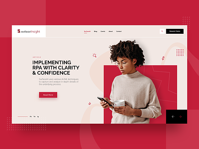 Consulting Company Web Design Mockup
