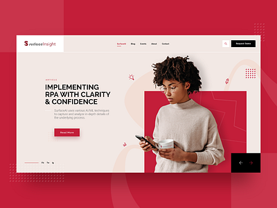 Consulting Company Web Design Mockup