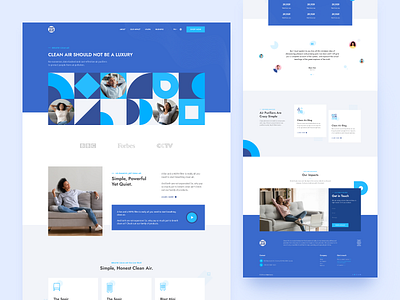 Product Landing Page air branding clean air design graphic design landingpage product design rezfelix slide theme theme design themeforest ui uidesign uiux web web design webdesign website design website mockup