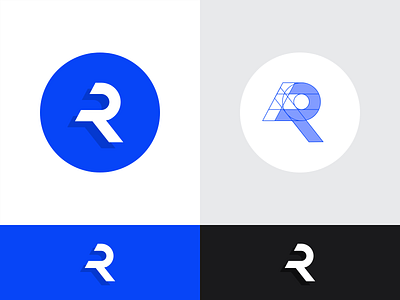 My Logo blue brand design brand identity branding branding design design icon illustration logo logos print product design r logo rezfelix symbol symbol icon typography