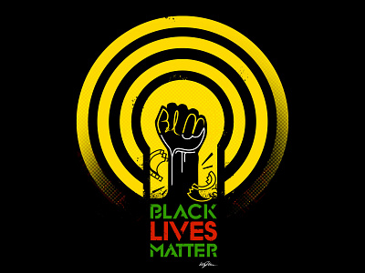 BLM: FREEDOM black live matter blm branding equality fist freedom illustration justice politics vector art visual identity