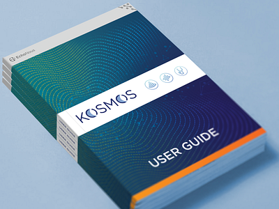 EchoNous: Kosmos User Guide Cover brand identity illustration logotype vector visualization