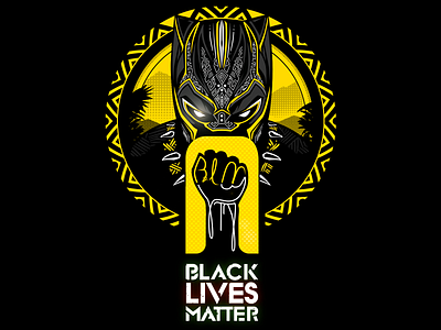 BLM: Why Wakanda Matters black black lives matter black panther brand identity illustration vector wakanda