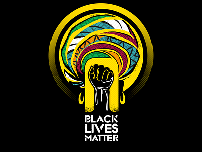 BLM: Black Is Beautiful black lives matter blm cultural movement elegant illustration prestigious represents strength vector