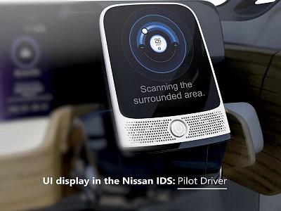 Nissan IDS: UI Visualization Design conceptual hmi iconography motion study ui design visualization