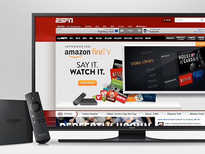 Amazon FireTV | Rich Media Campaign advertising animation branding design digital ads interactive motion graphics