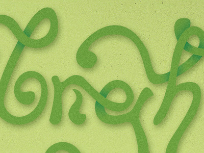 Big Bright Green Pleasure Machine lettering texture typography