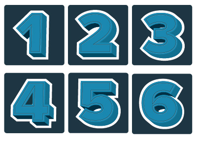 Numbers numbers typography