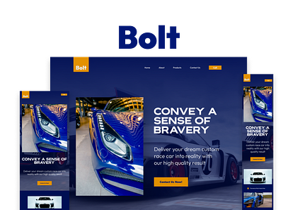 Bolt - Website Design - UI Design design figma framer graphic design ui ux web website