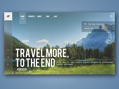 Travel More branding design ui ux web website