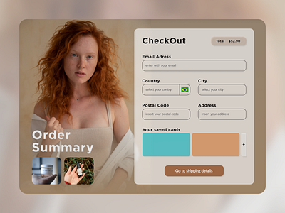 Credit Card Checkout beauty dailyui design layout typography ui user experience user interface ux