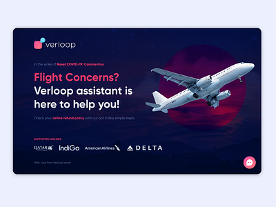 Airline Query Chatbot Website - Covid-19 airline chatbot covid-19 design interaction interface responsive responsive website ui ux website website design
