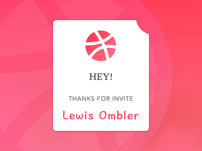 Hello Dribbbler's! Here's My First Shot card debut dribbble first shot invite material ui