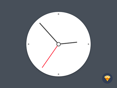 Daily UI challenge #01 - Analogue Clock